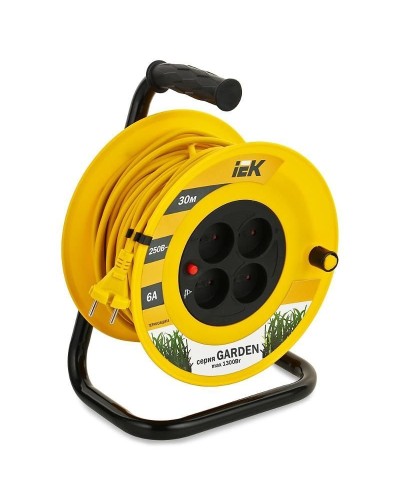 УК30 4 места, 30м (WKP23-06-04-30). Удлинитель на катушке Garden. IEK в Копейске