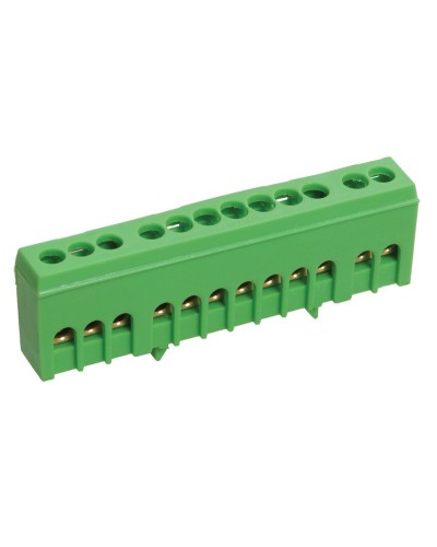 Шина PE земля ШНИ-6х9-10-К-З (YNN10-69-10KD-K06). Шина в корпусном изоляторе на DIN-рейку. IEK в Копейске