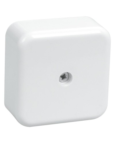 Коробка распаячная КМ41206-01 50х50х20 открытой проводки (4 клеммы 3 мм²) белая (UKO10-050-050-020-K01). Коробка распаячная безгалогенная (HF). IEK в Копейске