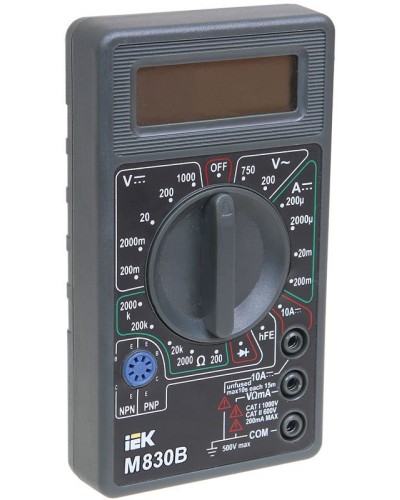 Мультиметр цифровой Universal M830B (TMD-2B-830). Мультиметр цифровой. IEK в Копейске