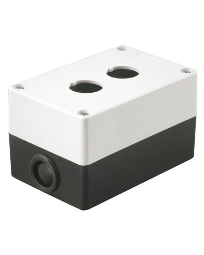 Корпус КП102 для кнопок 2 места белый (BKP10-2-K01). Корпус для кнопочных постов. IEK в Копейске