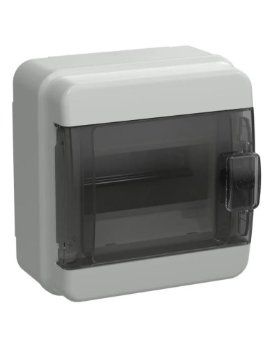 Корпус пластиковый КМПн-6 IP65 TEKFOR (TF5-KP72-N-06-65-K03-K02). Корпус модульный пластиковый черная прозрачная дверь. IEK в Копейске