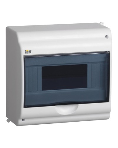 Корпус пластиковый КМПн 2/9-2 IP31 белый KREPTA 3 (MKP42-N-09-31-02). Щиток модульный с прозрачной дверцей, настенный. IEK в Копейске