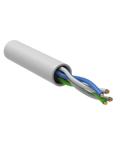 GENERICA U/UTP кат. 5E 24AWG 2 пары LSZH INDOOR белый (BC1-C5E02-128-305-G). Кабель «витая пара» (LAN) для структурированных систем связи. IEK в Копейске
