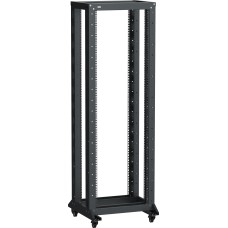 LF05-20U66-2RM. Стойка 2-рамная на рол. 20U 600х600мм черная. ITK