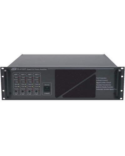 PA-412DP. Усилитель мощности 4-х канальный 4х120 Вт, 100 В. JDM в Копейске