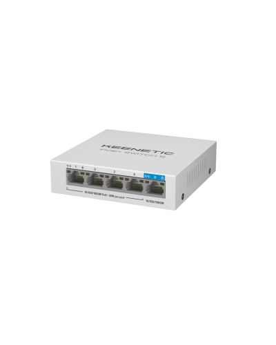 Keenetic KN-4610 (L2) 5х1Гбит/с 4PoE+ 60W. Коммутатор с PoE. KEENETIC в Копейске
