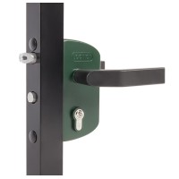 LTKZ4040 P1L (цвет: RAL 6005, зеленый). Замок механический для калиток. Locinox