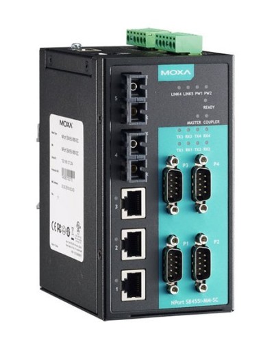 NPort S8455I-SS-SC. 4-портовый преобразователь. MOXA в Копейске