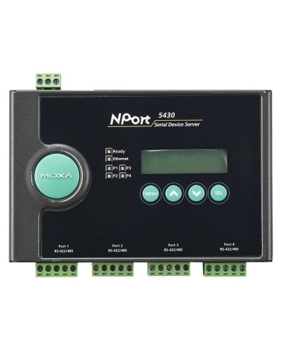 NPort 5430. 4-портовый асинхронный сервер. MOXA в Копейске