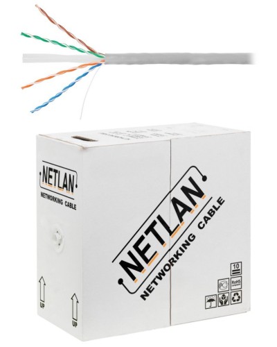 U/UTP 4pair, Cat6, Solid, In, PVC (EC-UU004-6-PVC-GY). Кабель «витая пара» (LAN) для структурированных систем связи. NETLAN в Копейске