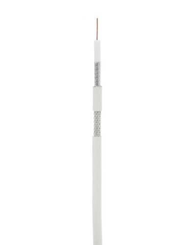 RG-6 CCS, In, PVC (EC-C2-32123A-WT-3). Кабель коаксиальный омедненный. NETLAN в Копейске