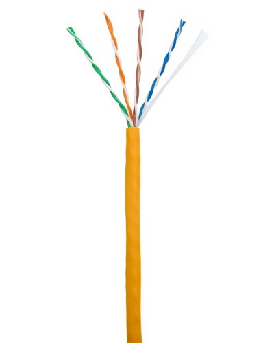 U/UTP 4pair, Cat5e, In, LSZH (EC-UU004-5E-LSZH-OR). Кабель «витая пара» (LAN) для структурированных систем связи. NETLAN в Копейске
