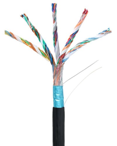 F/UTP 25pair, Cat5, Out, PE (EC-UF025-5-PE-BK-3). Кабель «витая пара» (LAN) для структурированных систем связи. NETLAN в Копейске