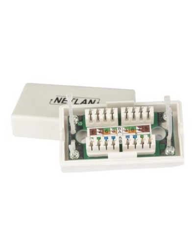 EC-UCB-IDC-UD2-WT-10 (10 шт). Проходной соединитель. NETLAN в Копейске