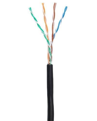 U/UTP 4pair, Cat5е, Out, PE (EC-UU004-5E-PE-BK). Кабель «витая пара» (LAN) для структурированных систем связи. NETLAN в Копейске
