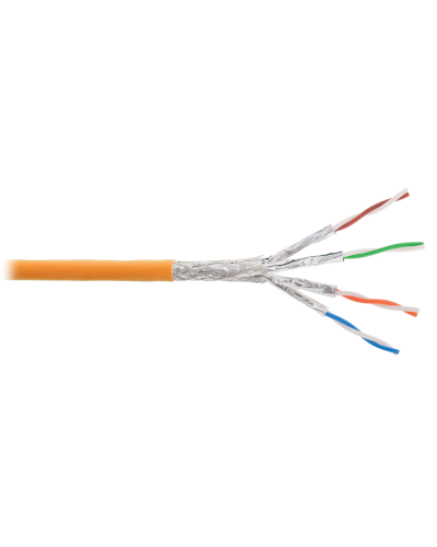 S/FTP, 4pair, Cat.6a, Solid, In, LSZH (NKL 9355C-OR). Кабель «витая пара» (LAN) для структурированных систем связи. NIKOLAN в Копейске