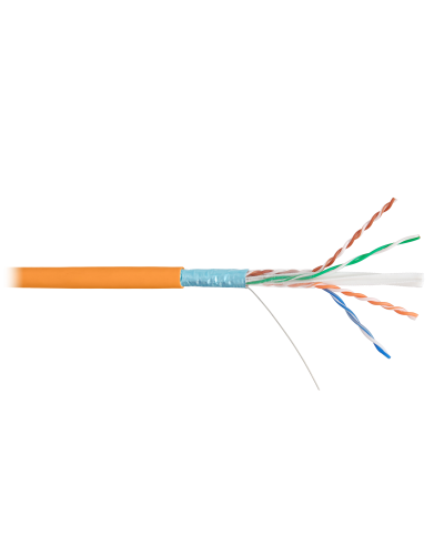 F/UTP 4pair, Cat6, Solid, In, PVC (NKL 9240C-OR). Кабель «витая пара» (LAN) для структурированных систем связи. NIKOLAN в Копейске