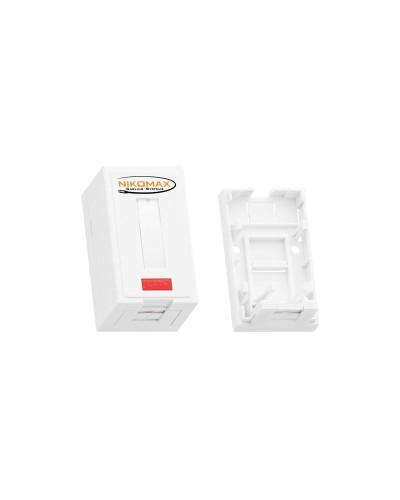 NMC-MB1P-ST-WT. Корпус настенной розетки. NIKOMAX в Копейске