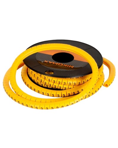 NMC-CMR-3-YL-500 (500шт). Маркер кабельный. NIKOMAX в Копейске