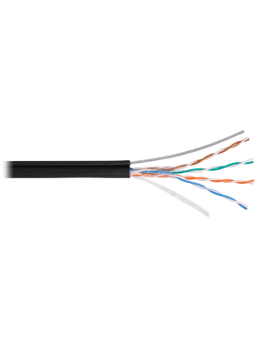 U/UTP 4pair, Cat5e, Solid, Out, SW, PVC (NMC 4805B-BK). Кабель «витая пара» (LAN) для структурированных систем связи. NIKOMAX в Копейске