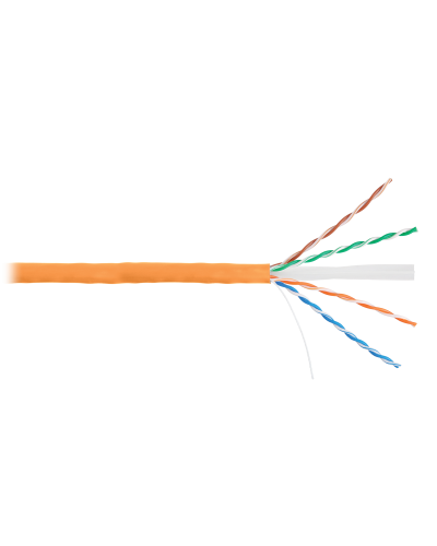 U/UTP 4pair, Cat6a, Solid, In, нг(А)-HF (NMC 9155C-OR). Кабель «витая пара» (LAN) для структурированных систем связи. NIKOMAX в Копейске