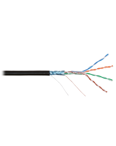 F/UTP 4pair, Cat5e, Solid, In/Out, нг(А)-HF (NMC 4200C-BK). Кабель «витая пара» (LAN) для структурированных систем связи. NIKOMAX в Копейске