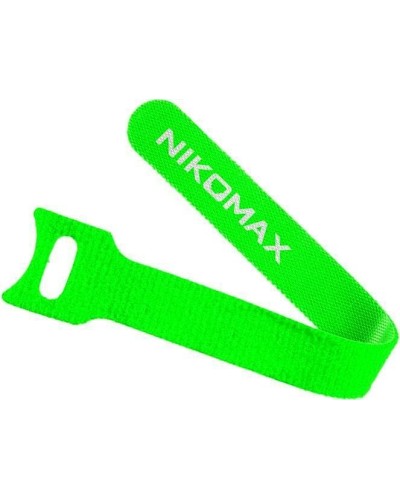 NMC-CTV150-12-SB-GN-10 (10шт). Стяжка-липучка с мягкой пряжкой. NIKOMAX в Копейске