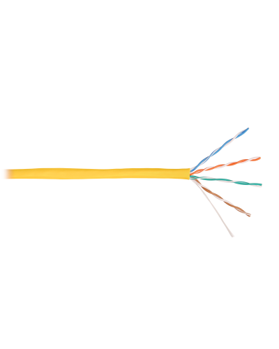 U/UTP 4pair, Cat5e, Solid, In, нг(А)-HF (NMC 4100C-YL). Кабель «витая пара» (LAN) для структурированных систем связи. NIKOMAX в Копейске