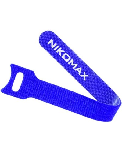 NMC-CTV150-12-SB-BL-10 (10шт). Стяжка-липучка с мягкой пряжкой. NIKOMAX в Копейске