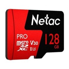 NT02P500PRO-128G-S. Карта памяти microSDXC, 128 ГБ, Class 10. Netac