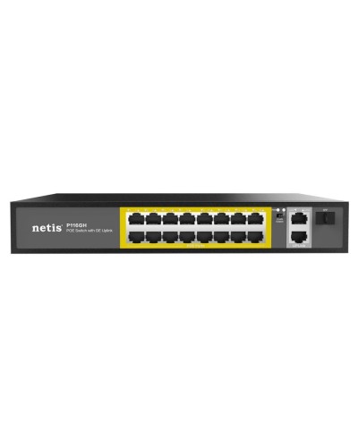 Netis P116GH. Коммутатор сетевой PoE неуправляемый. Netis в Копейске