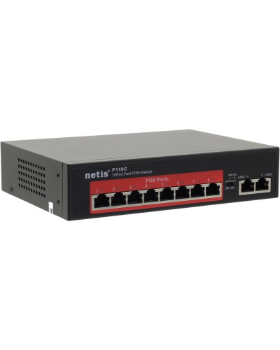 Netis P110C. Коммутатор сетевой PoE неуправляемый. Netis в Копейске