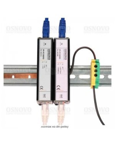 SP-IP/100D. Устройство грозозащиты цепей Ethernet. OSNOVO в Копейске