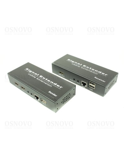 TLN-HiKM2+RLN-HiKM2. Удлинитель HDMI, ИК-сигнала, 2*USB. OSNOVO в Копейске