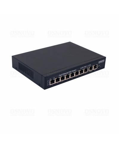 SW-21000(120W). Коммутатор 10-портовый  Fast Ethernet с PoE. OSNOVO в Копейске