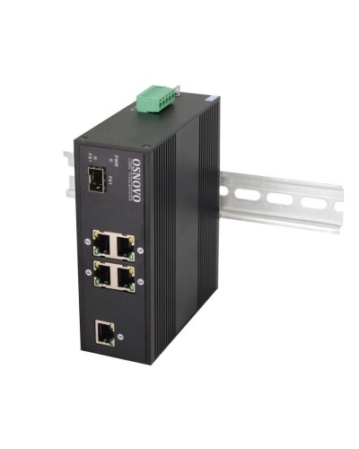 SW-40501/IC. Промышленный PoE коммутатор Fast Ethernet на 6 портов. OSNOVO в Копейске