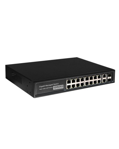 SW-8182/L(300W). Коммутатор 16-портовый  Gigabit Ethernet с PoE. OSNOVO в Копейске