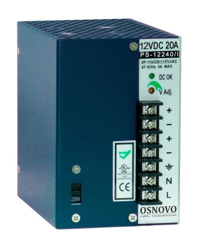 PS-12240/I. Блок питания промышленный. OSNOVO в Копейске