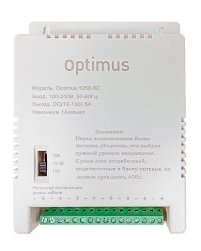 1250-8C. Источник вторичного электропитания импульсный (IP56). Optimus в Копейске