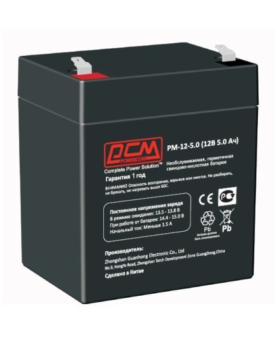 PM-12-5. Аккумулятор герметичный свинцово-кислотный. POWERCOM в Копейске