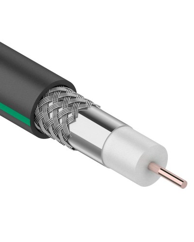 SAT 703 B, Cu/Al/Al, 75%, 75 Ом, 100 м, черный OUTDOOR. PROconnect. (01-2436-1). Кабель коаксиальный радиочастотный. PROCONNECT в Копейске