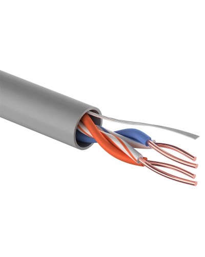 U/UTP 2PR 24AWG, CCA, CAT5e PVC, 305м. PROconnect (01-0022-3). Кабель «витая пара» (LAN) для структурированных систем связи. PROCONNECT в Копейске
