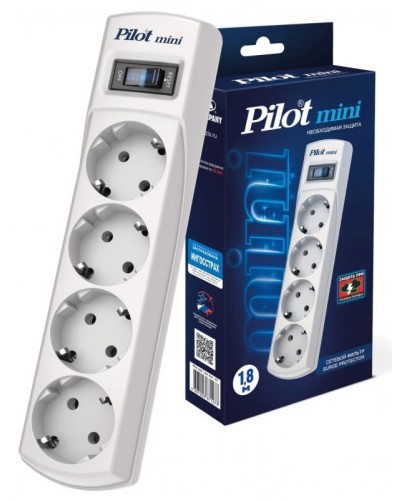 Pilot mini 5м. Сетевой фильтр. Pilot в Копейске