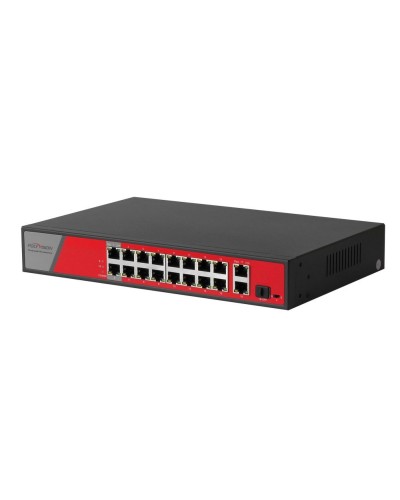 PND-16P-2G1F-BT2 (300W). Коммутатор гибридный 16+2+1 с PoE. Polyvision в Копейске