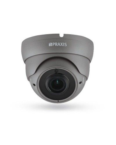 PE-7142IP 2.8-12 A/SD. Видеокамера IP купольная. Praxis в Копейске