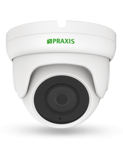 PE-7141IP 2.8. Видеокамера IP купольная. Praxis в Копейске