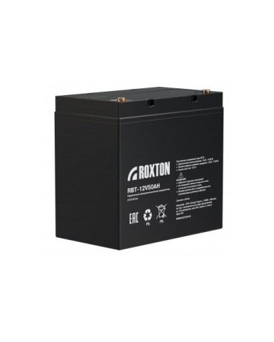 RBT-12V50AH. Аккумулятор герметичный свинцово-кислотный. ROXTON в Копейске