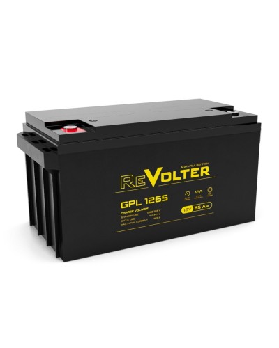 Revolter GPL 1265. Аккумулятор автомобильный герметичный свинцово-кислотный. Revolter в Копейске