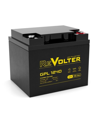 Revolter GPL 1240. Аккумулятор автомобильный герметичный свинцово-кислотный. Revolter в Копейске
